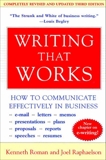 Writing That Works, 3rd Edition: How to Communicate Effectively in Business, Roman, Kenneth & Raphaelson, Joel