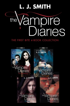 Vampire Diaries: The First Bite 4-Book Collection: The Awakening, The Struggle, The Fury, Dark Reunion, Smith, L. J.