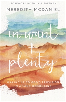 In Want + Plenty: Waking Up to God's Provision in a Land of Longing, McDaniel, Meredith